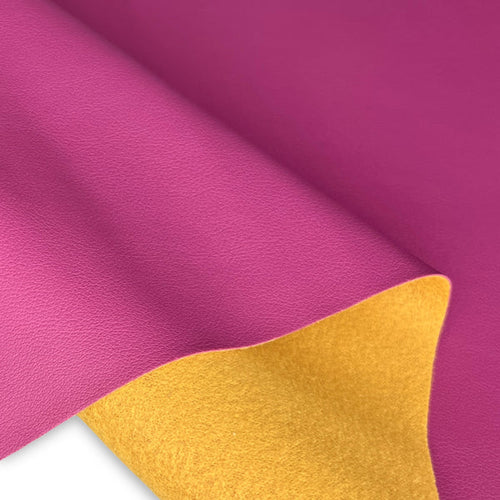 Faux Leather Magenta 18 in x 54 in