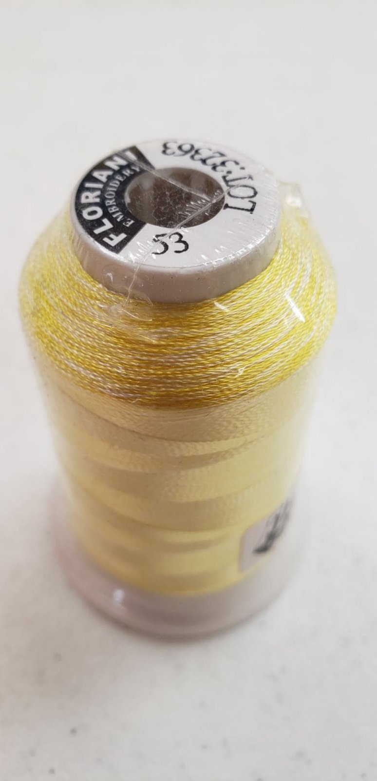 FLORIANI VARIEGATED THREAD YELLOW STRIPE 1100YDS