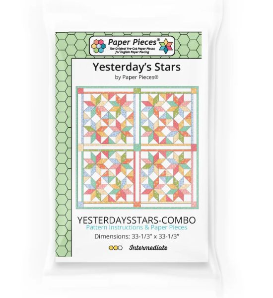 Yesterday's Stars Pattern + Paper Piece Pack by Paper Pieces