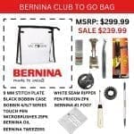 Bernina Club To Go Bag +$247.99